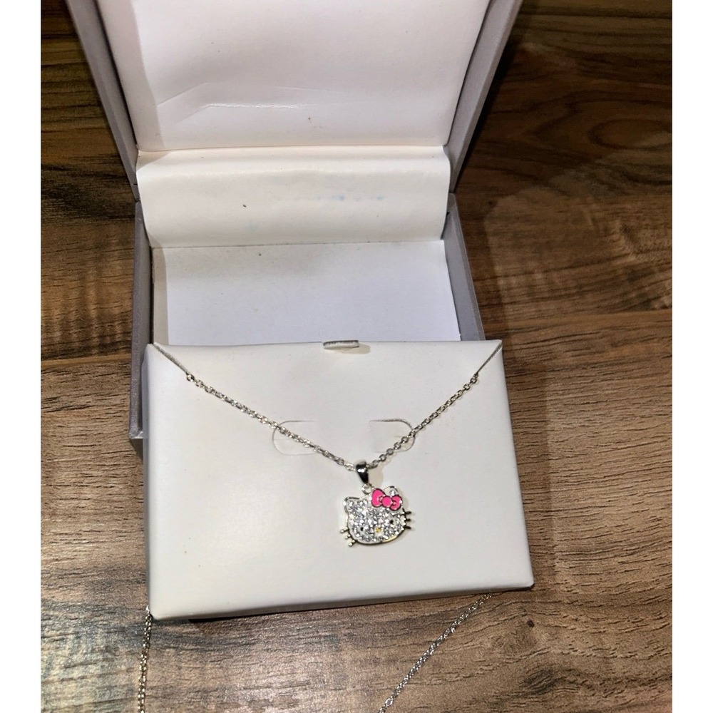 Hello Kitty Necklace, 18" Spring‎ Ring Clasp